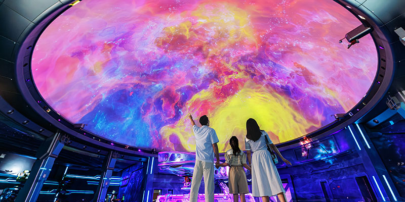 珠海長隆宇宙飛船《宇宙世界》球幕影院